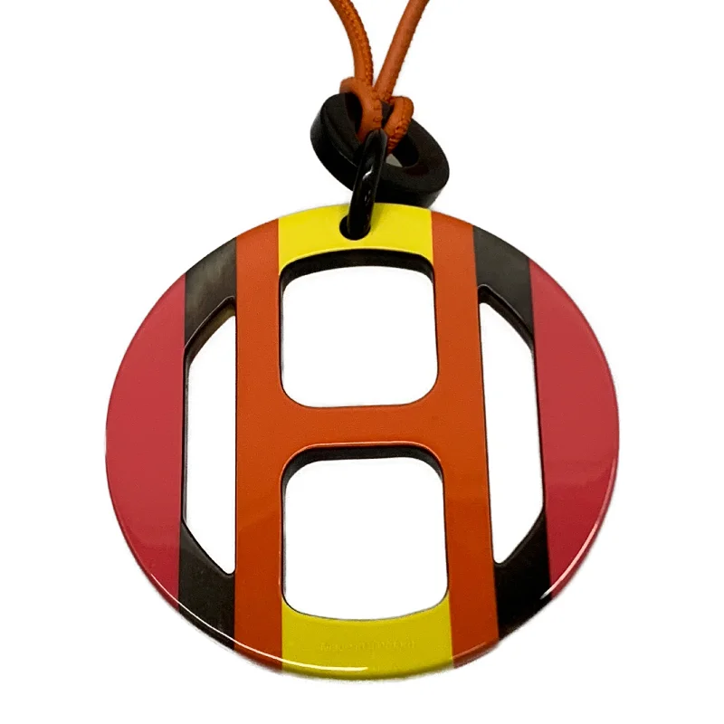 HERMES/Necklace/Orange/