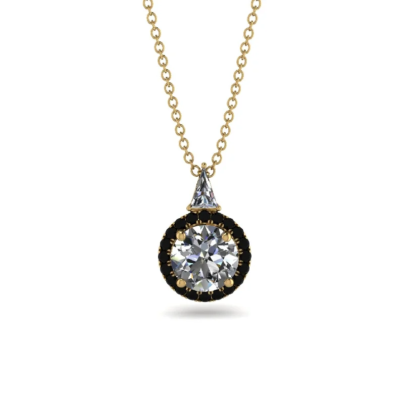 Hidden Halo Diamond Necklace - Joanna No. 31