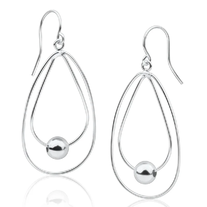 Simple Silver Earrings For Effortless Style-Sterling Silver Drop Earrings