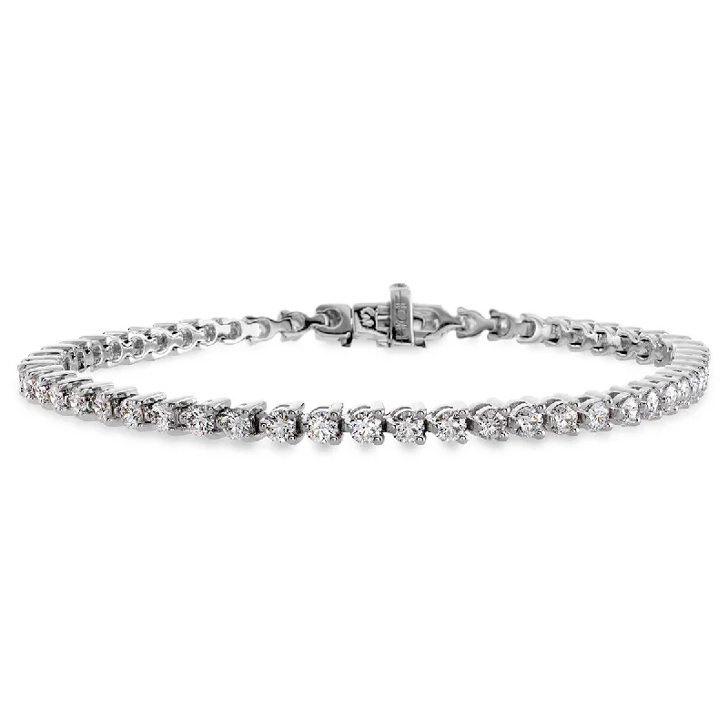 Timeless Pearl Bracelets For Classic Elegance-Temptation Three-Prong Bracelet