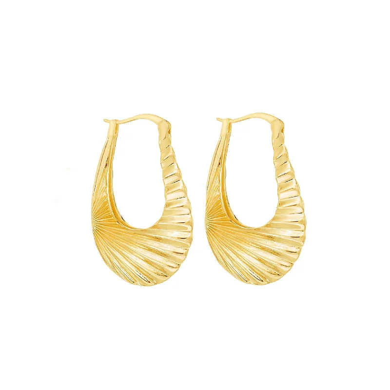 Bold Earrings For Statement Looks-The Capri Hoops