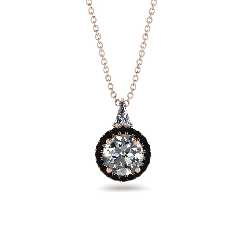 Hidden Halo Diamond Necklace - Joanna No. 32