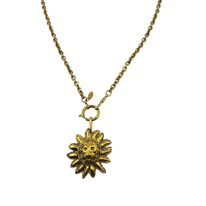 CHANEL/CCLeoLion/Necklace/Gold/