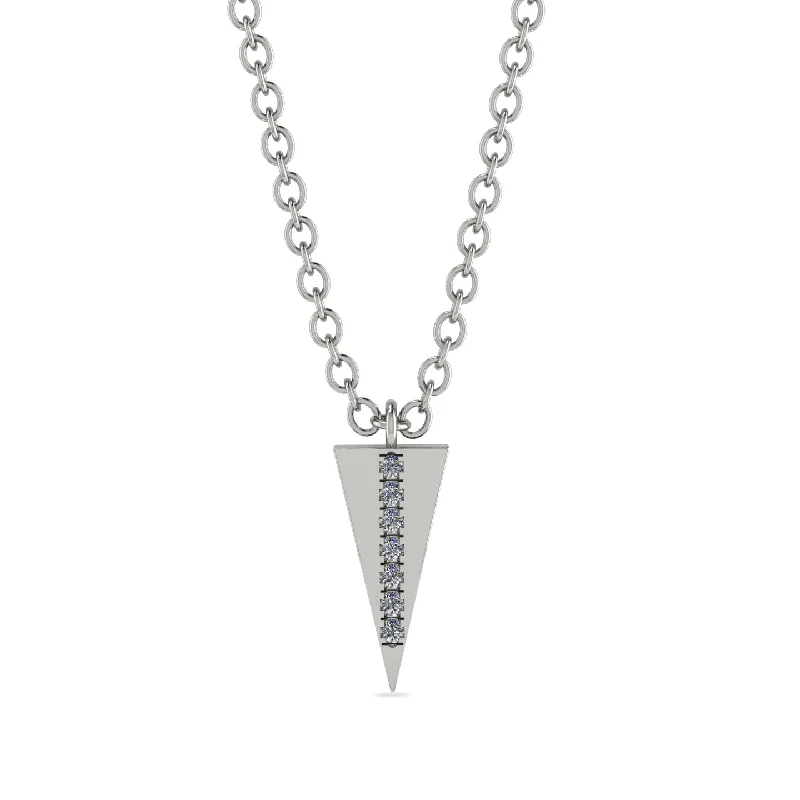 Triangle Diamond Necklace - Brynn No. 3