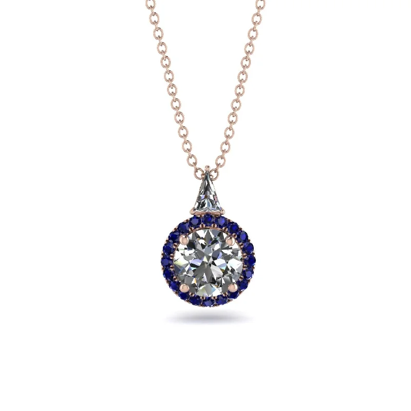 Hidden Halo Diamond Necklace - Joanna No. 62