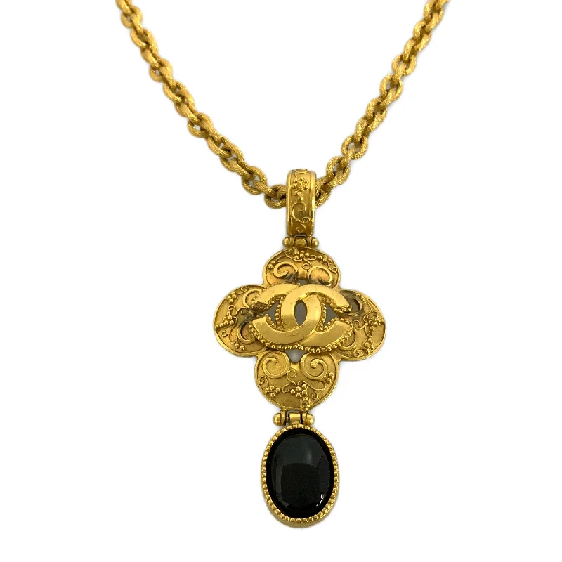 CHANEL/Necklace/Gold/