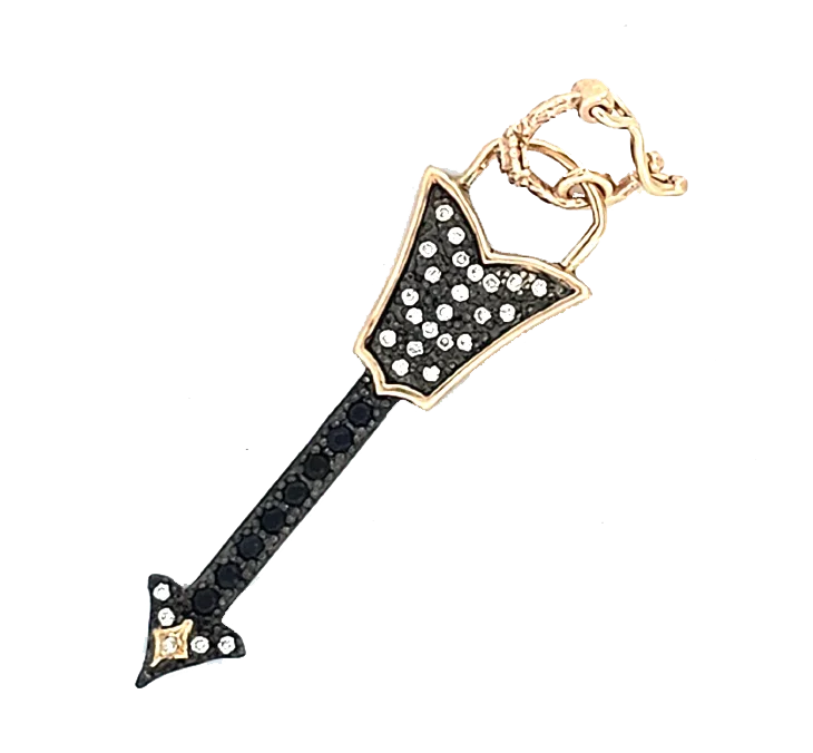 Pave Diamond Arrow Charm