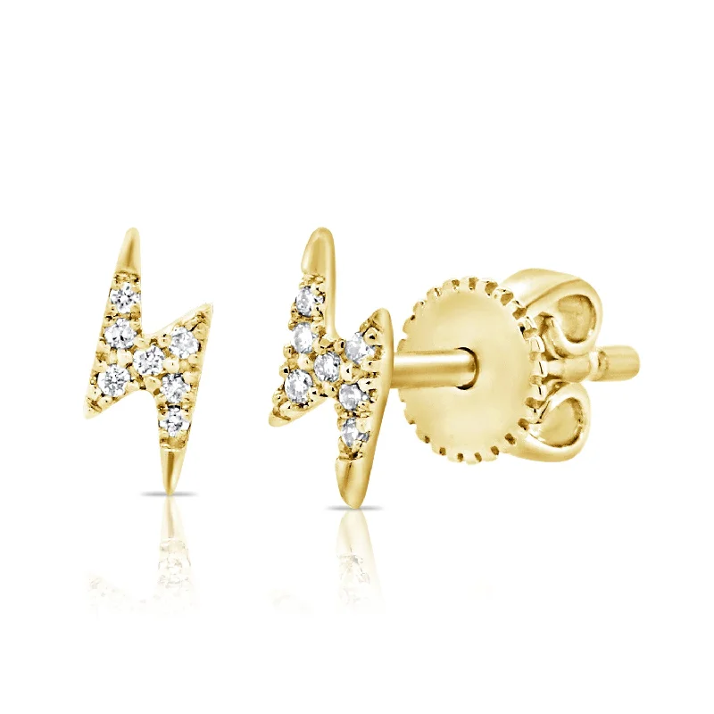 Handmade Earrings For Anniversary Gifts-OKGs Collection Trendy Diamond Spark Stud