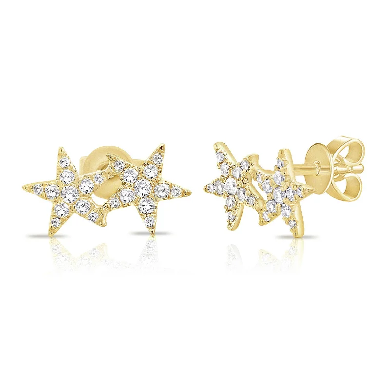 Chic Earrings For Office Wear-Unique Celestial & Zodiac Fashion Stud