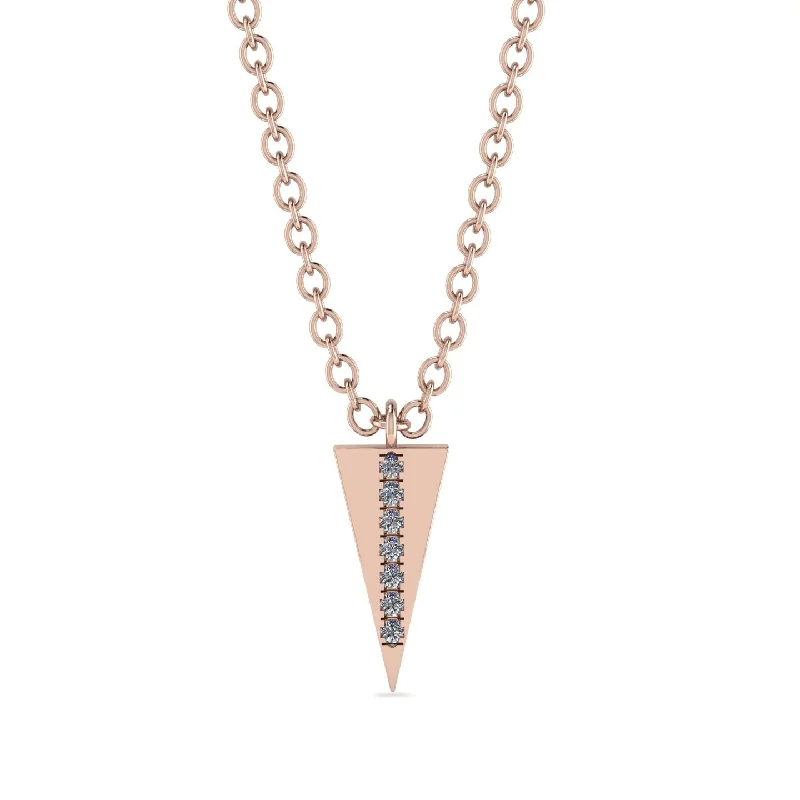 Triangle Diamond Necklace - Brynn No. 2