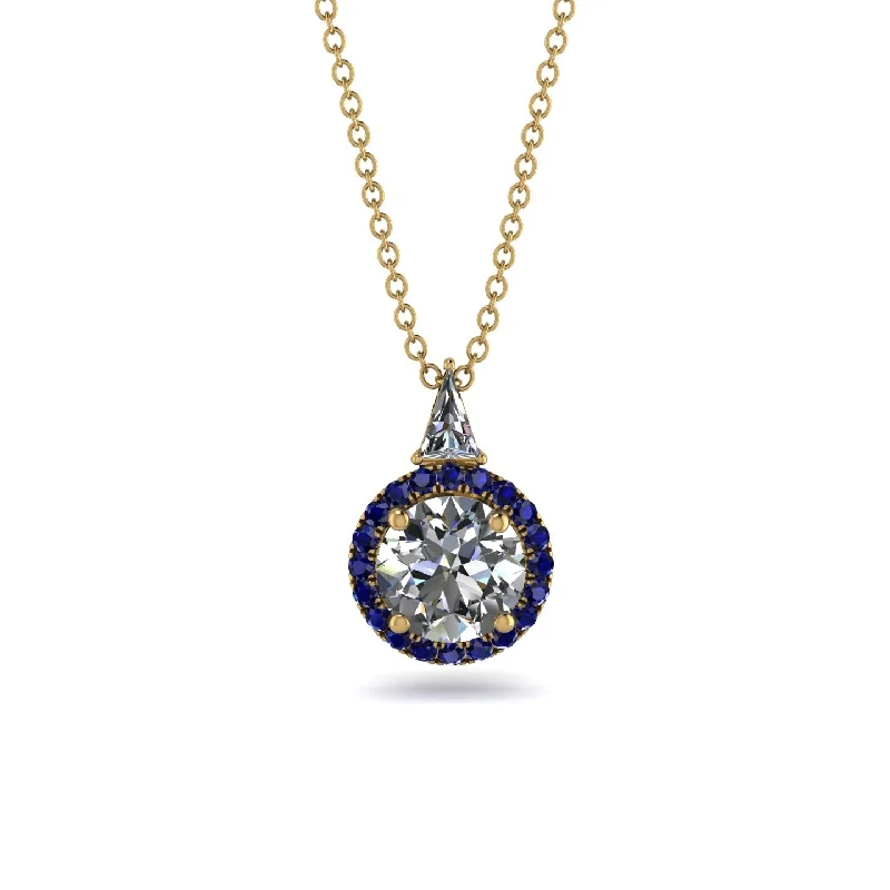 Hidden Halo Diamond Necklace - Joanna No. 61