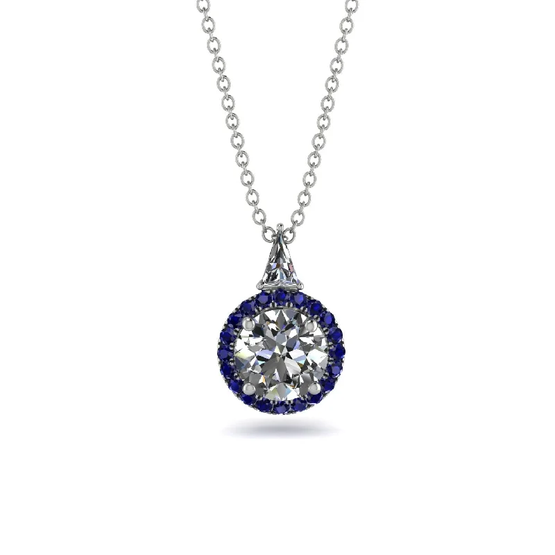 Hidden Halo Diamond Necklace - Joanna No. 63